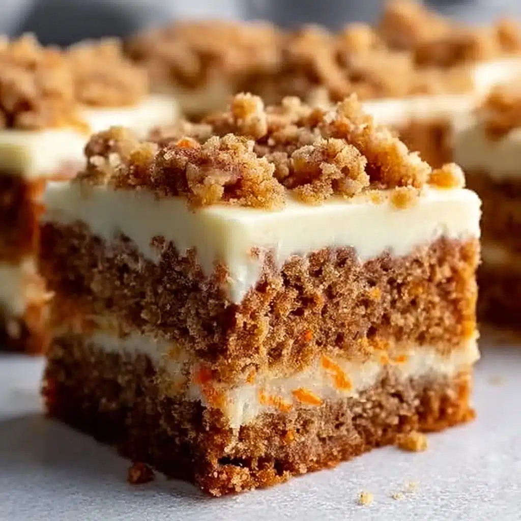 Decadent Carrot Cake Bars with Cream Cheese Frosting Recipe - Recipe Image