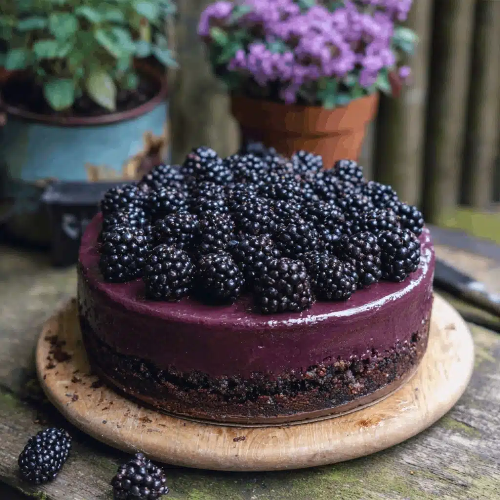 Blackberry Velvet Gothic Cake Recipe - Recipe Image