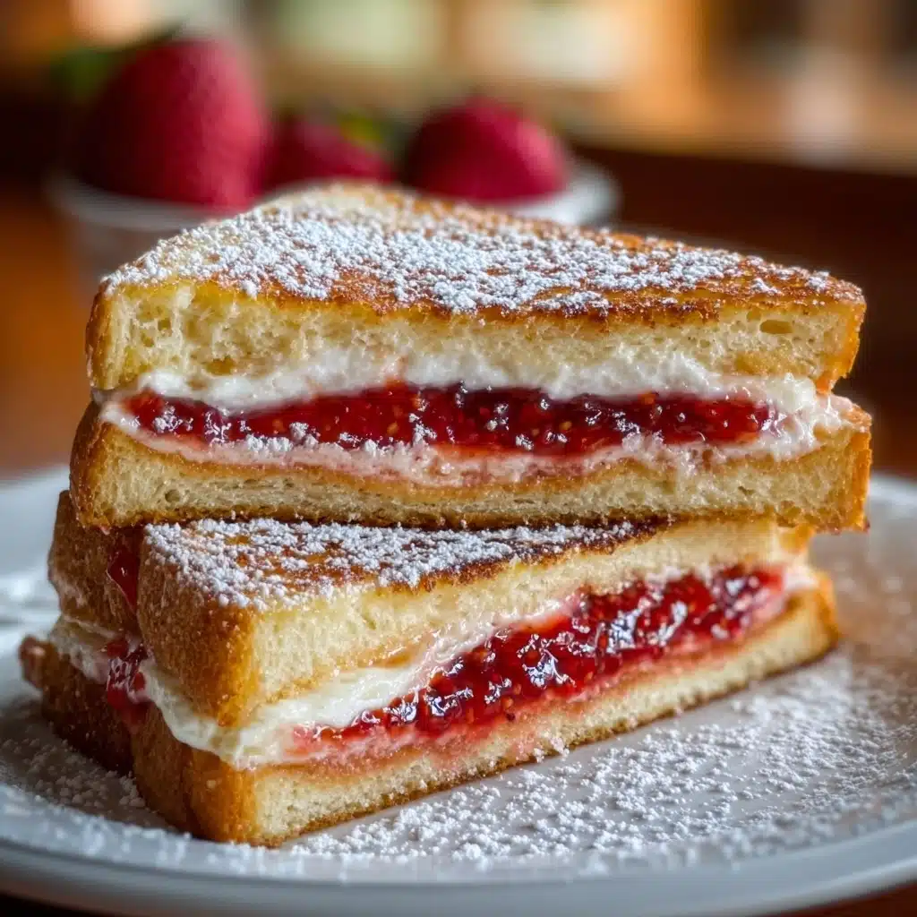 Fried Strawberry Cheesecake Sandwiches Recipe - Recipe Image