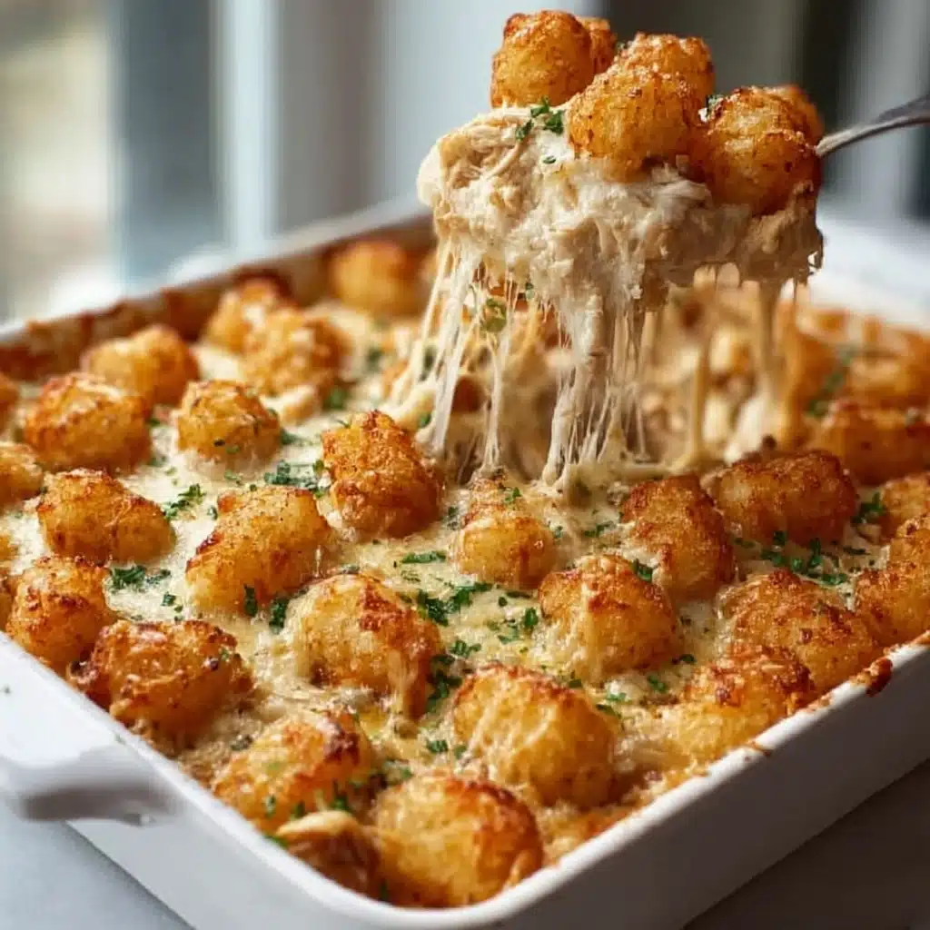 lfredo Tater Tot Casserole in 35 Minutes Recipe - Recipe Image