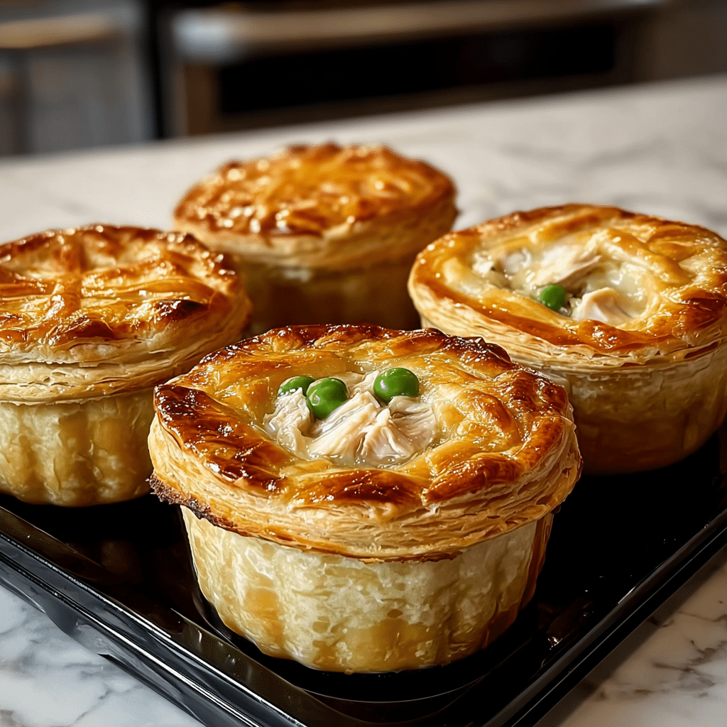 Mini Chicken Pot Pies Recipe - Recipe Image