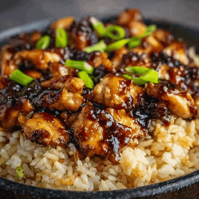 Honey BBQ Chicken Rice Recipe