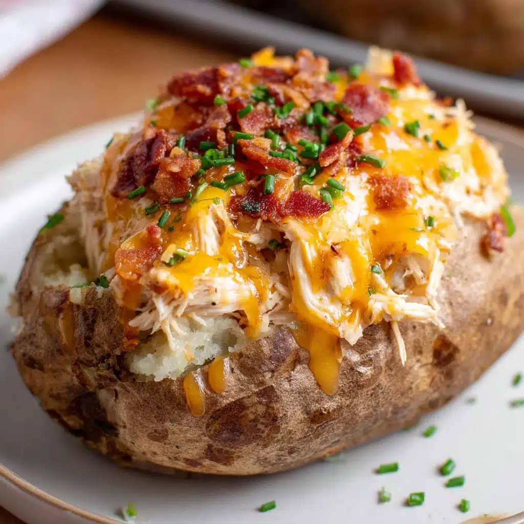Crack Chicken Stuffed Baked Potatoes Recipe - Recipe Image