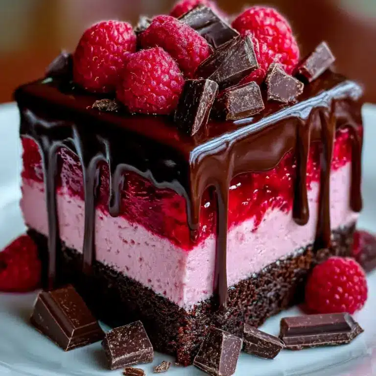 Chocolate Raspberry Drip Cake Recipe