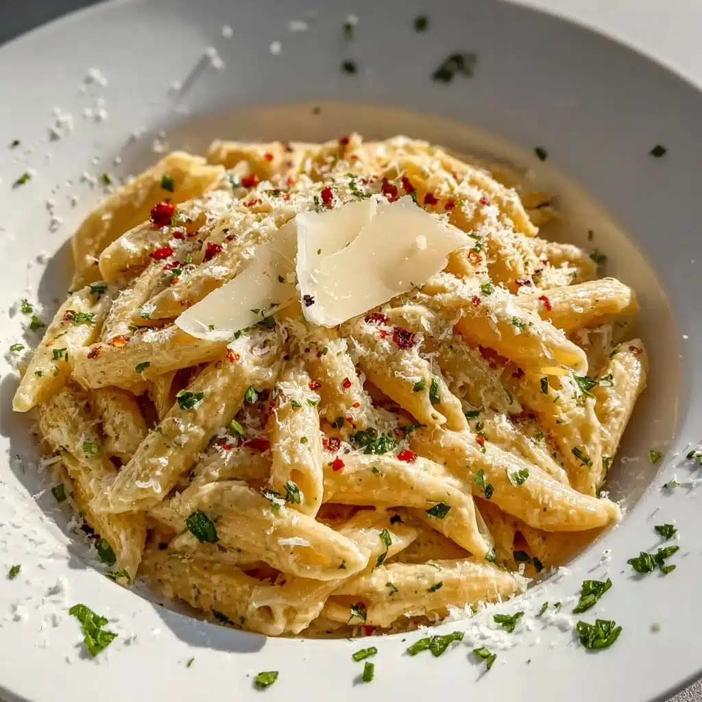 One Pot Creamy Garlic Pasta Recipe
