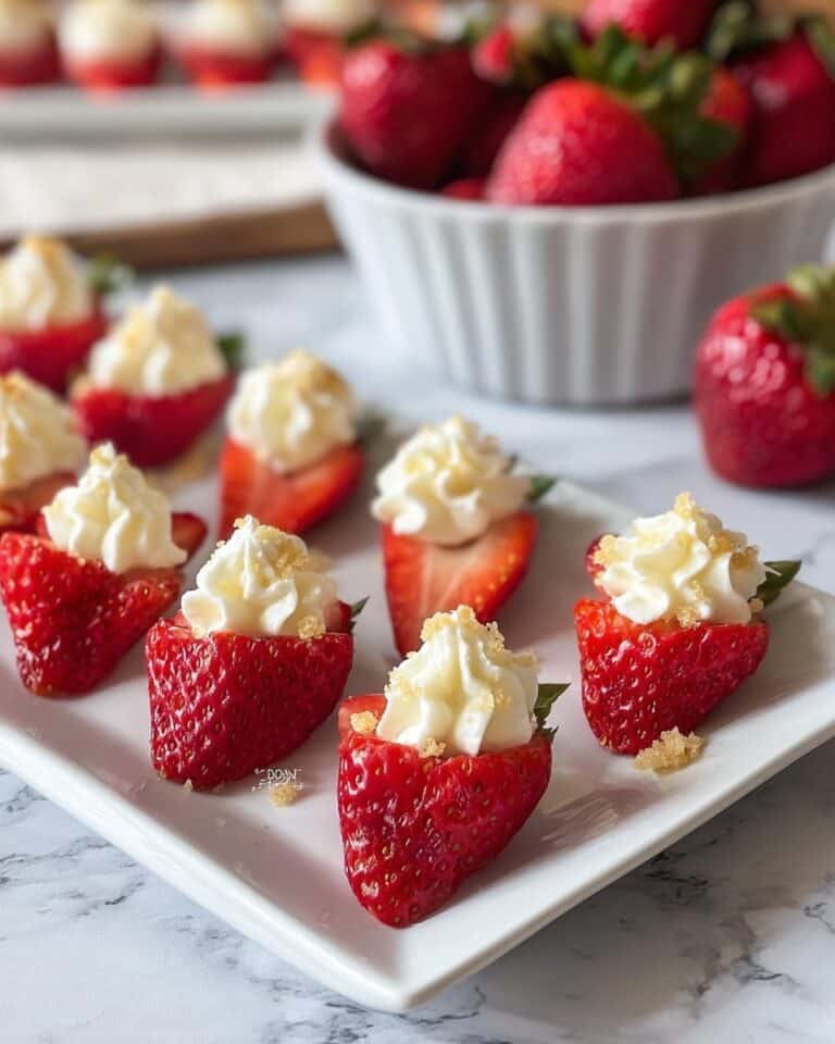 Deviled Strawberries Recipe