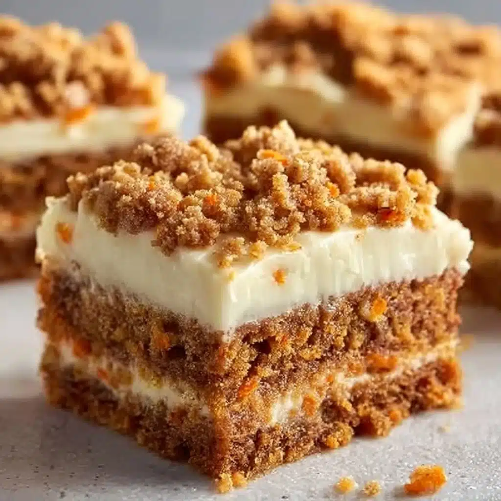 Decadent Carrot Cake Bars with Cream Cheese Frosting Recipe - Recipe Image