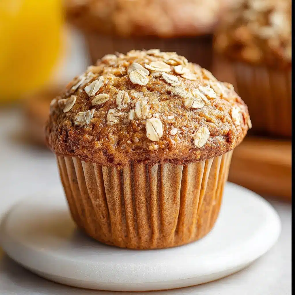 Healthy Banana Oatmeal Muffins Recipe - Recipe Image