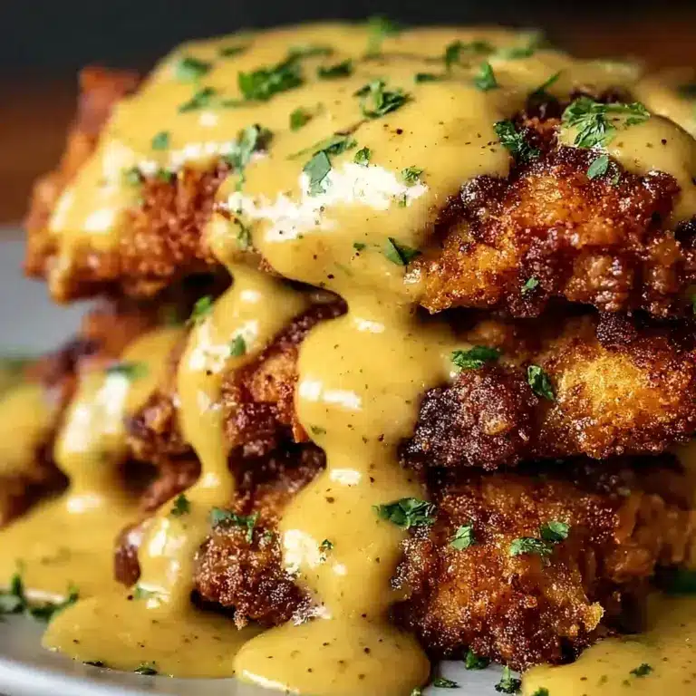 Pretzel Chicken with Mustard-Cheddar Sauce Recipe
