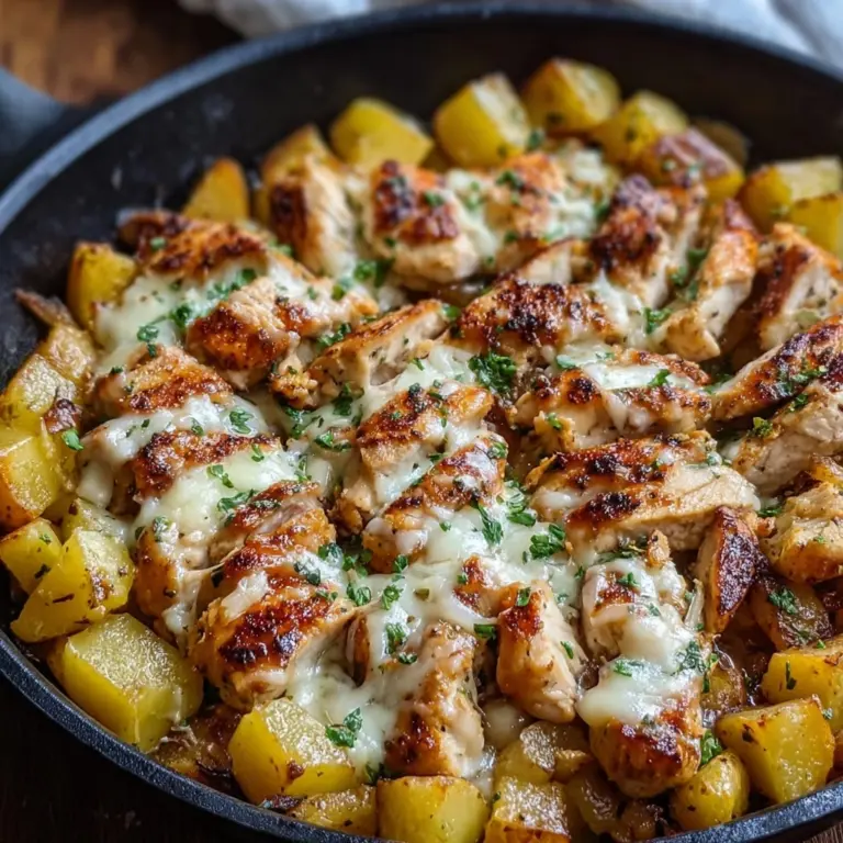 Garlic Parmesan Chicken and Potatoes Recipe