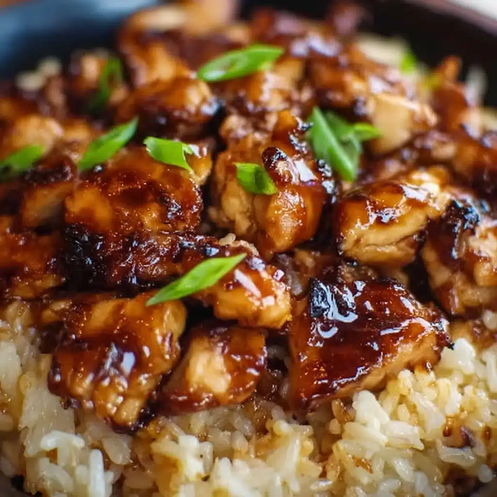 Honey BBQ Chicken Rice Recipe - Recipe Image
