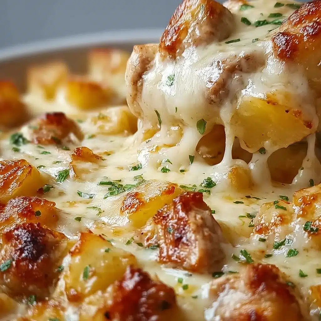 Garlic Parmesan Crockpot Chicken and Potatoes Recipe