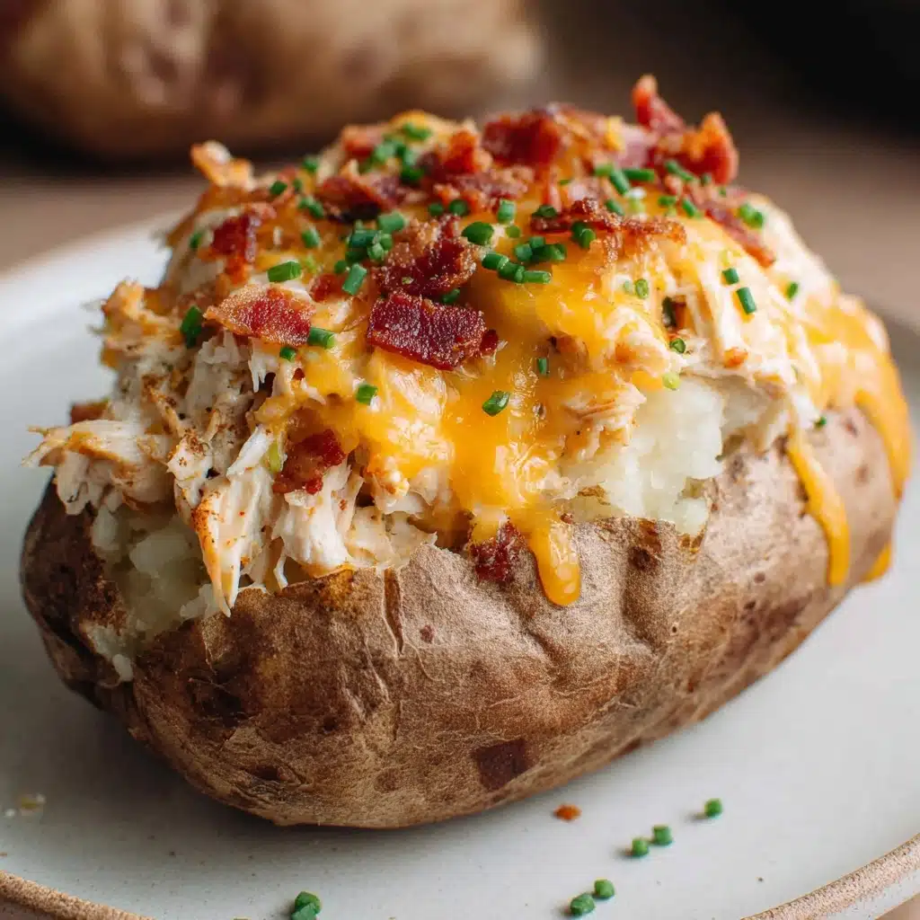 Crack Chicken Stuffed Baked Potatoes Recipe - Recipe Image