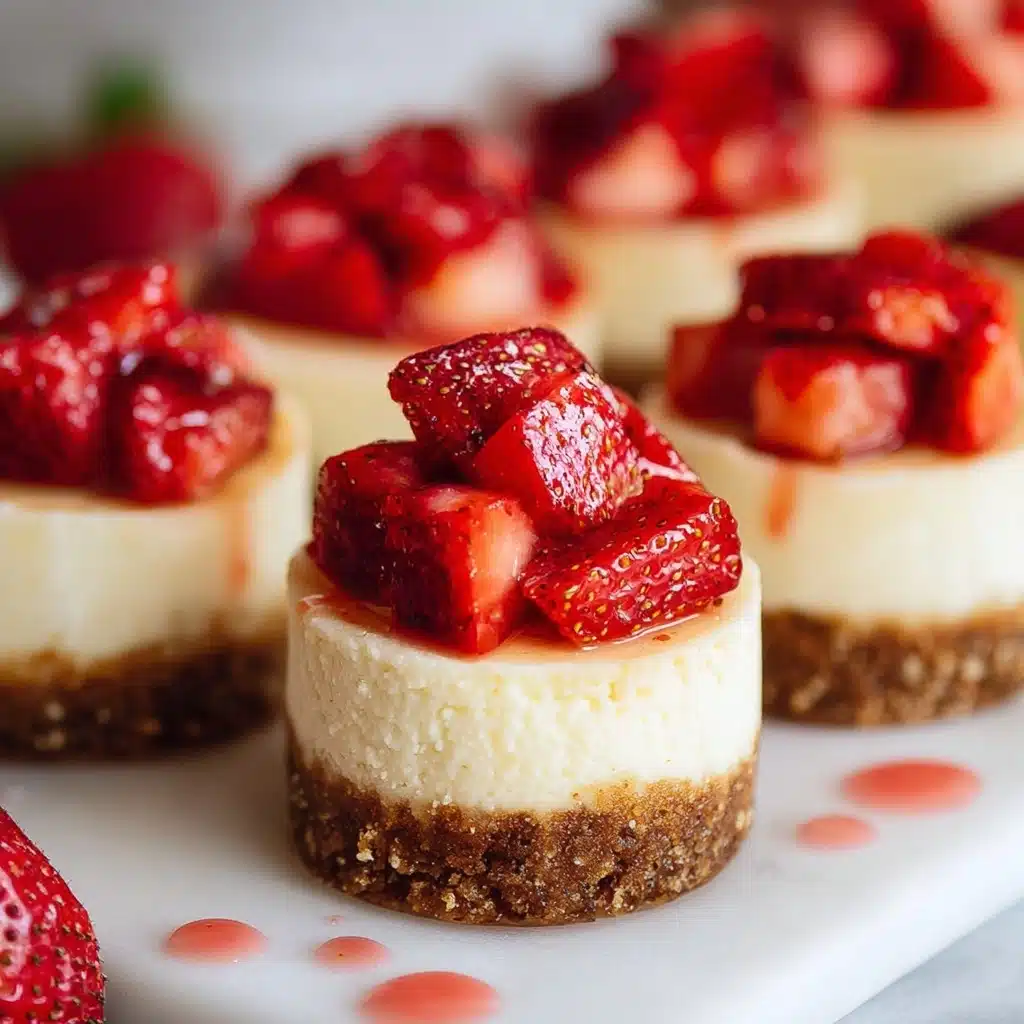 Mini Strawberry Cheesecakes Recipe