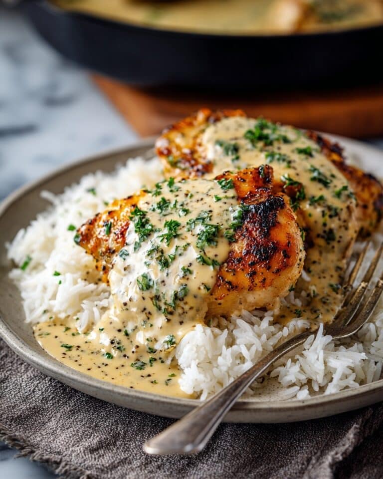 Creamy Smothered Chicken and Rice Recipe