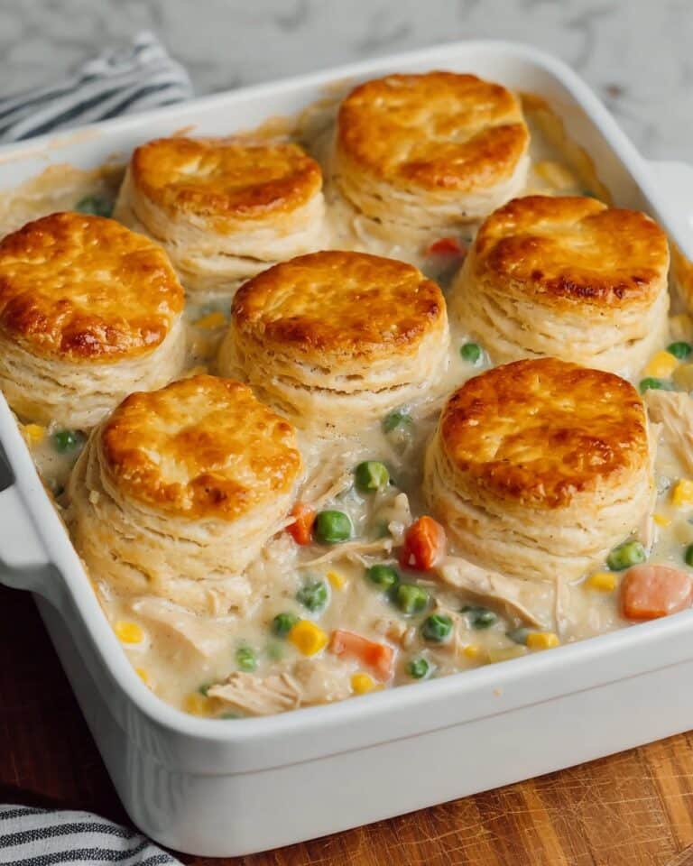 Easy Homemade Chicken Pot Pie Casserole Recipe
