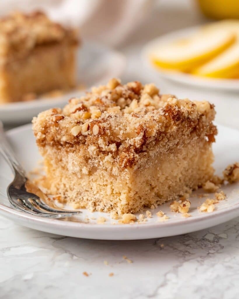 Caramel Apple Crumb Cake Recipe