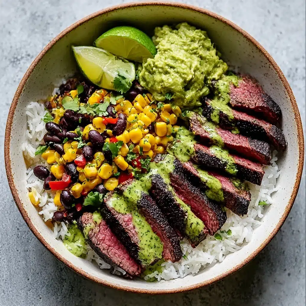 Cilantro Lime Steak Bowls Recipe - Recipe Image