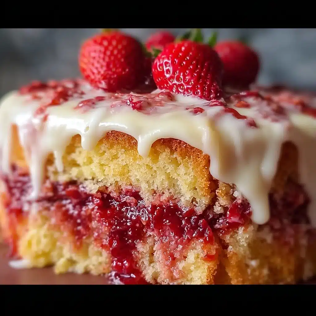 Strawberry Honeybun Cake Recipe