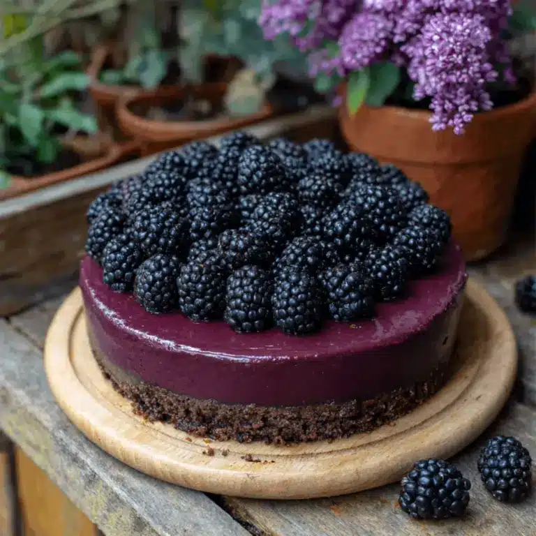 Blackberry Velvet Gothic Cake Recipe