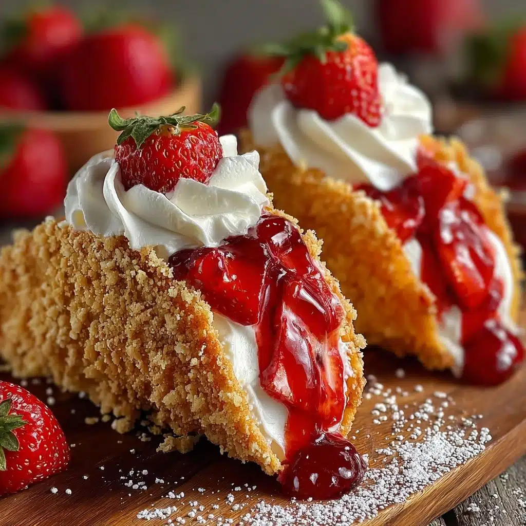 Strawberry Crunch Cheesecake Tacos Recipe - Recipe Image