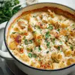 White Chicken Lasagna Soup Recipe