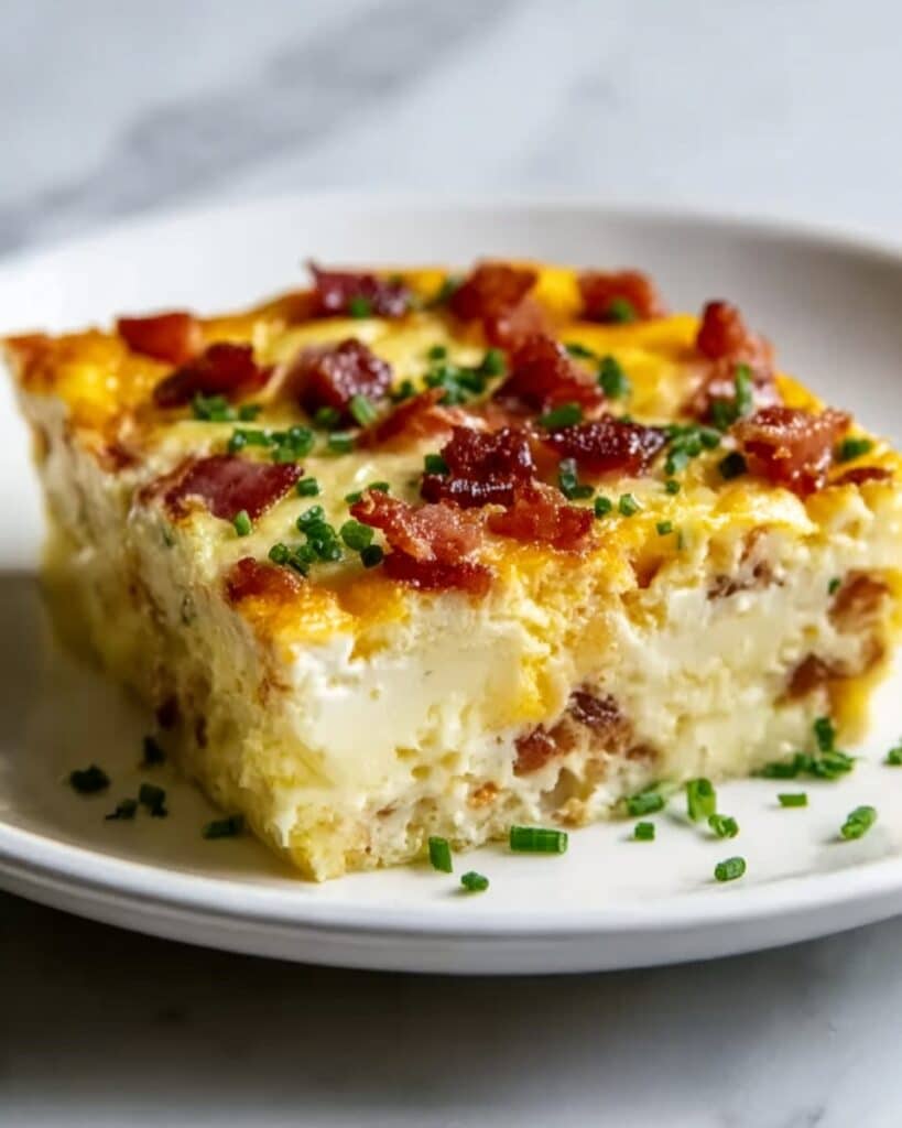 Cheesy Protein Egg Bake Recipe