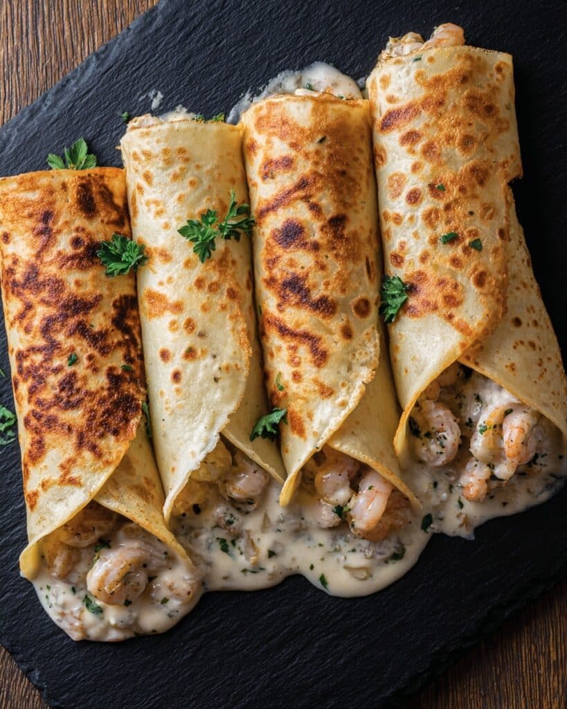 Cheesy Garlic Chicken Wraps Recipe