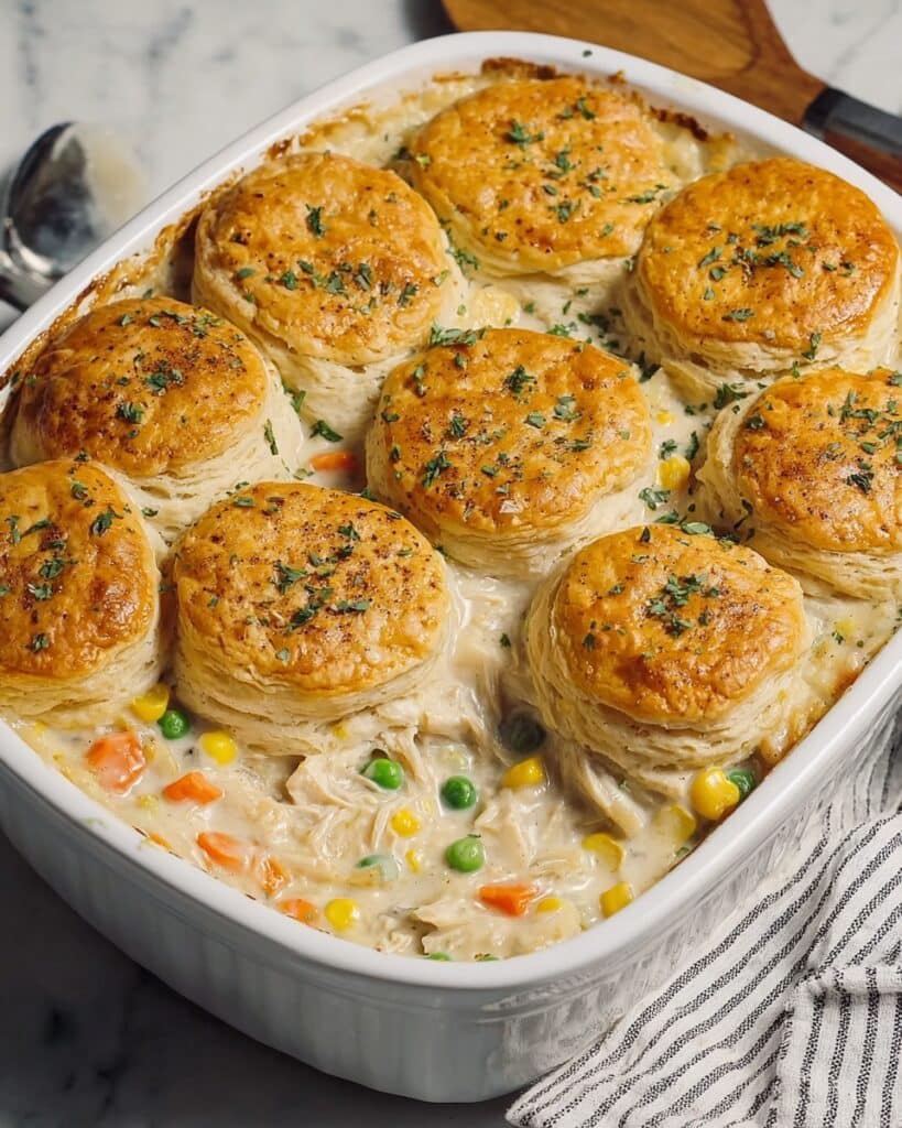Easy Homemade Chicken Pot Pie Casserole Recipe
