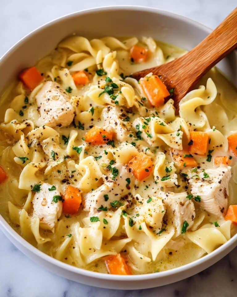 Creamy Chicken Pot Pie Pasta Recipe