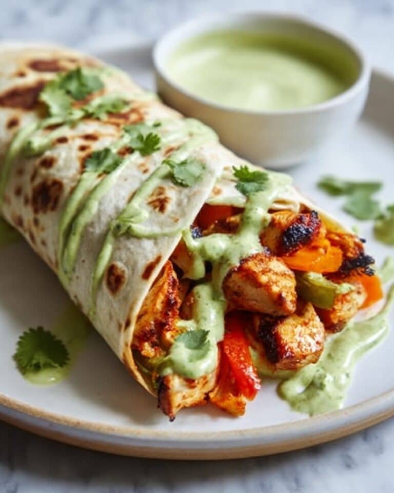Chipotle Ranch Grilled Chicken Burrito Recipe