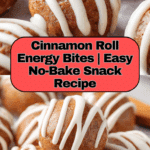 Cinnamon Roll Energy Bites Recipe