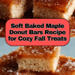 Soft Baked Maple Donut Bars Recipe