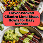 Cilantro Lime Steak Bowls Recipe