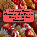 Strawberry Crunch Cheesecake Tacos Recipe