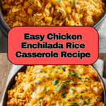 Chicken Enchilada Rice Casserole Recipe