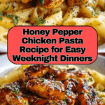 Honey Pepper Chicken Pasta Recipe