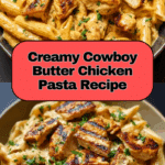 Creamy Cowboy Butter Chicken Pasta Recipe