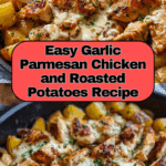 Garlic Parmesan Chicken and Potatoes Recipe