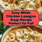 White Chicken Lasagna Soup Recipe
