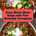Easy Black Bean Soup Recipe