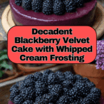 Blackberry Velvet Gothic Cake Recipe