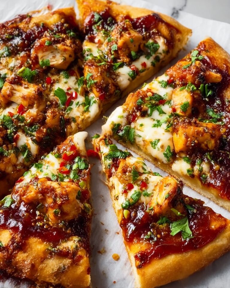 Chili Garlic Chicken Pizza Recipe