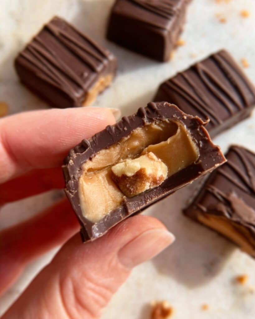 Homemade Protein Snickers Bars Recipe