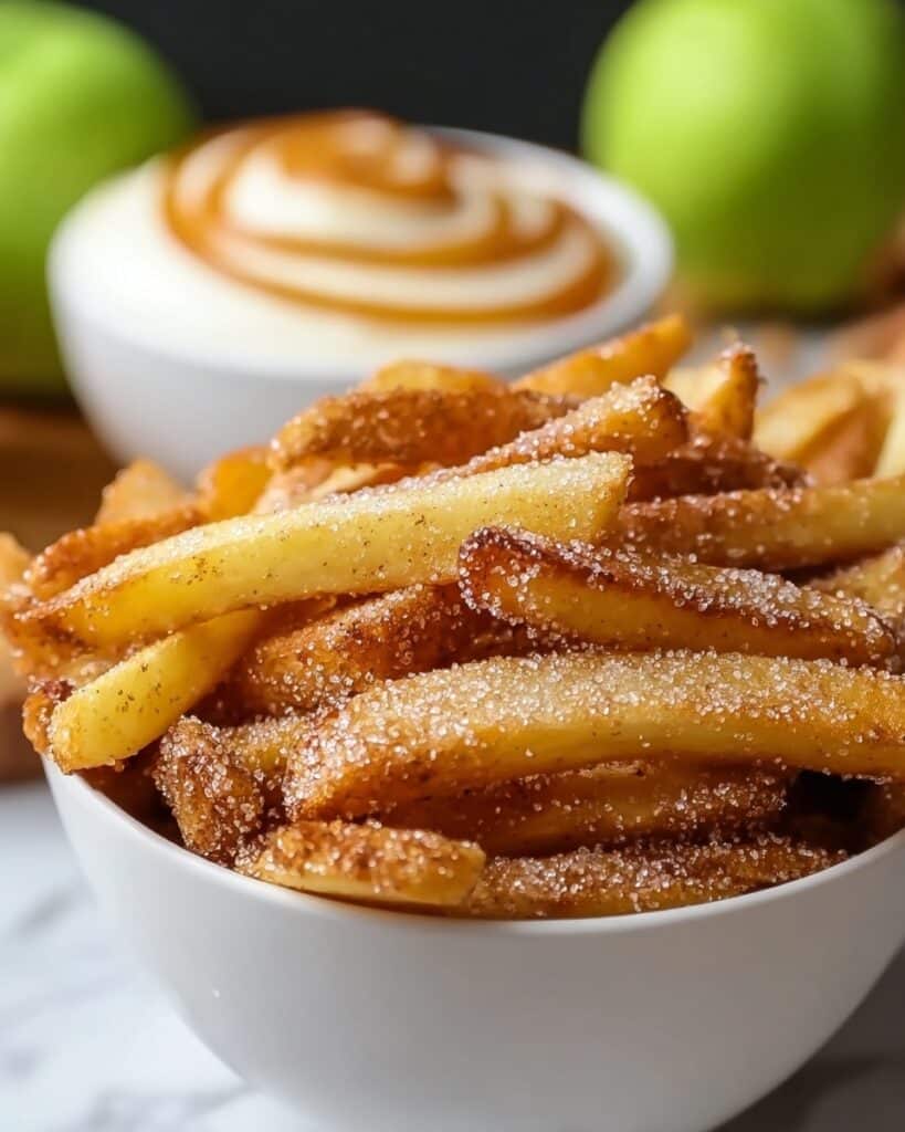 Crispy Air Fryer Apple Fries Recipe