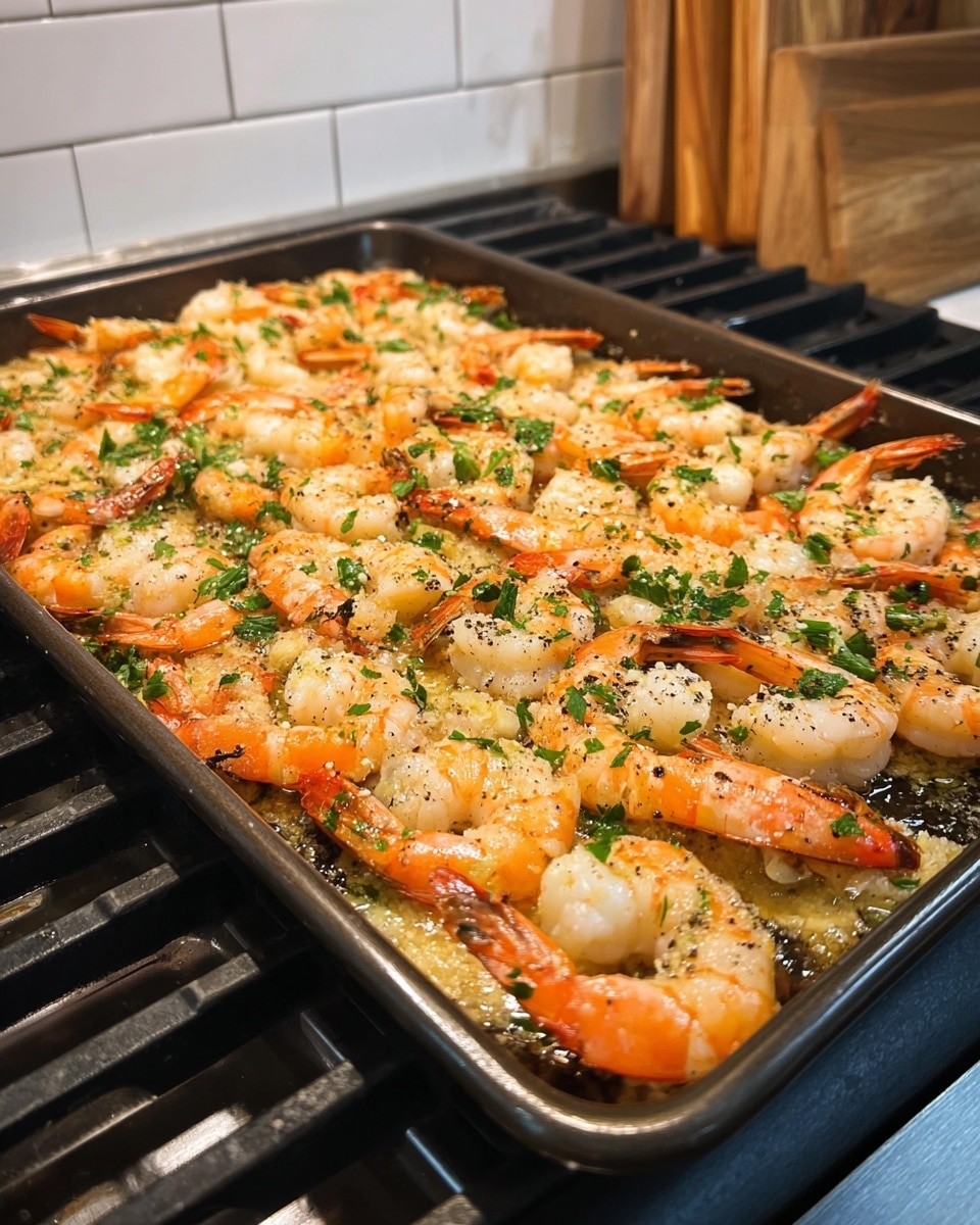 Garlic Parmesan Roasted Shrimp Recipe