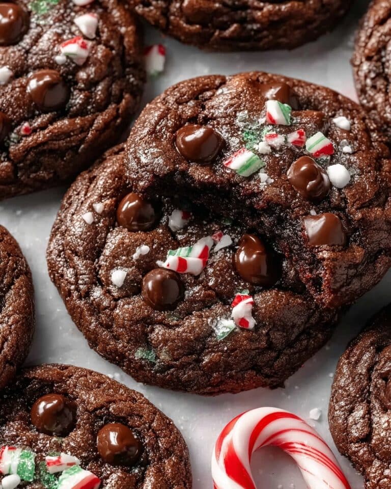 Peppermint Brownie Cookies Recipe