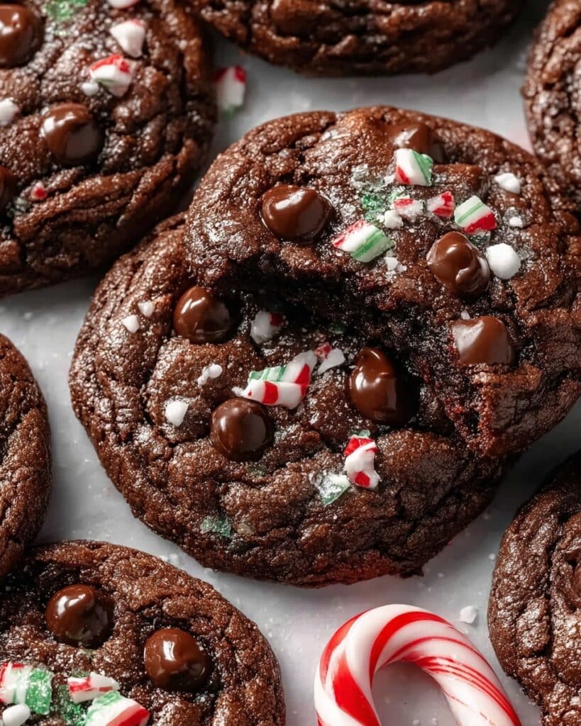Peppermint Brownie Cookies Recipe