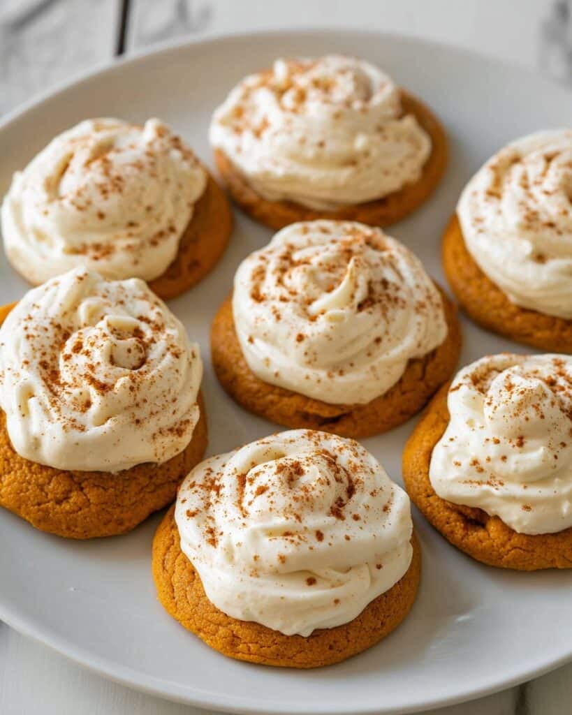 Soft Pumpkin Cookies with Cream Cheese Frosting Recipe