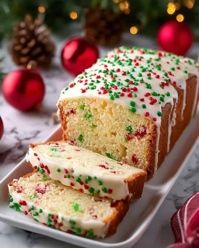 Christmas Sprinkle Buttermilk Bread Recipe